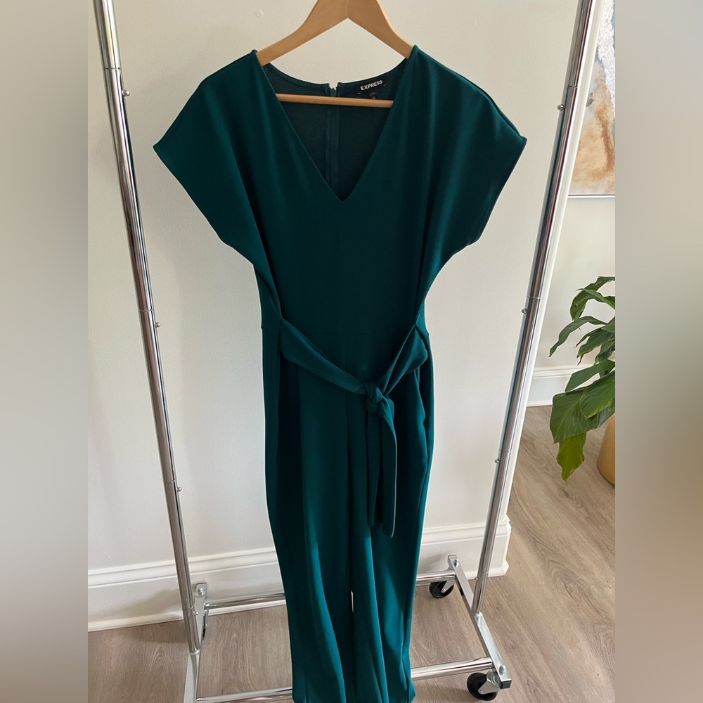 Emerald green jumpsuit
